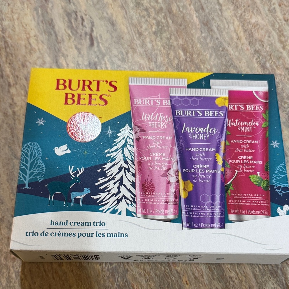 Burt's Bees Hand Cream Trio Set